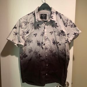 Hawaiian Hollister Button Down Shirt XL